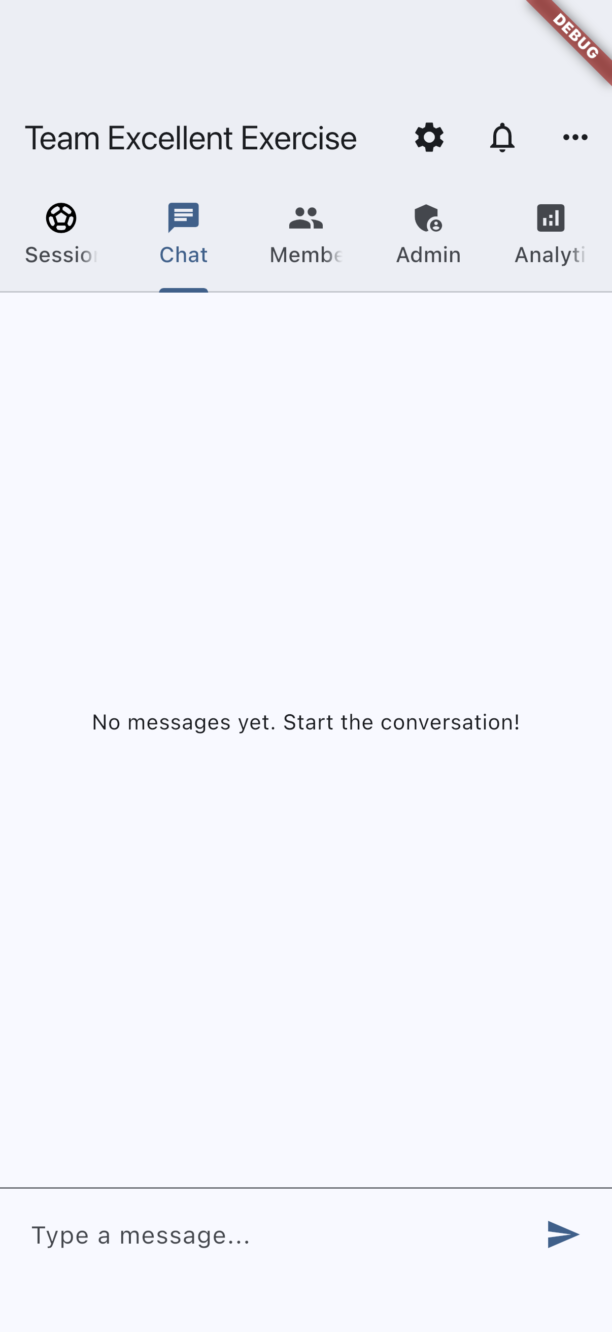 Group chat on iOS
